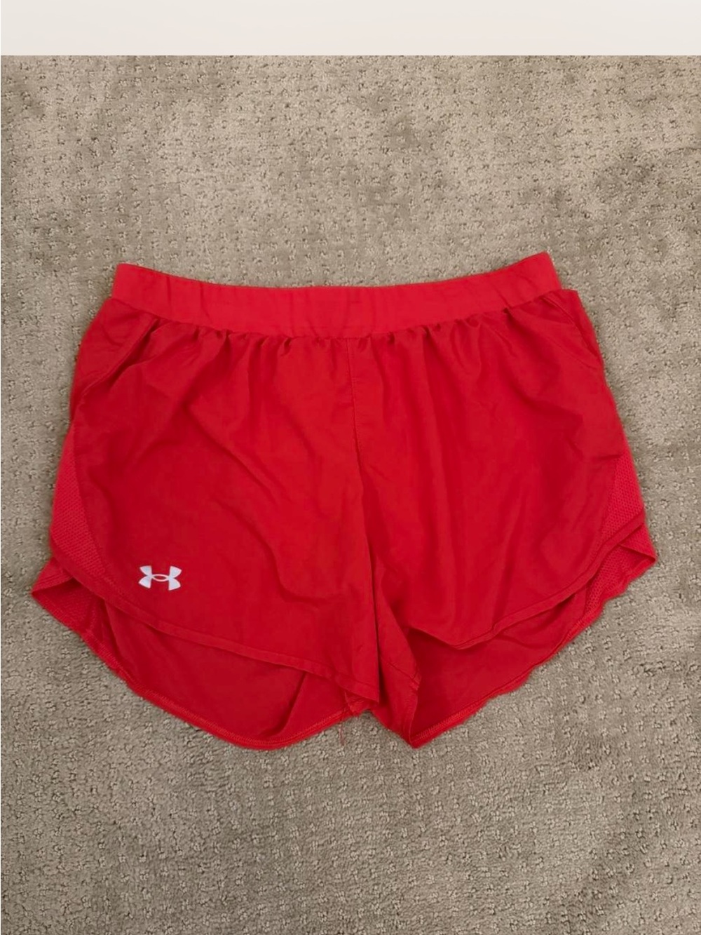 Under Armour Women’s Bright Red Athletic Running Shorts